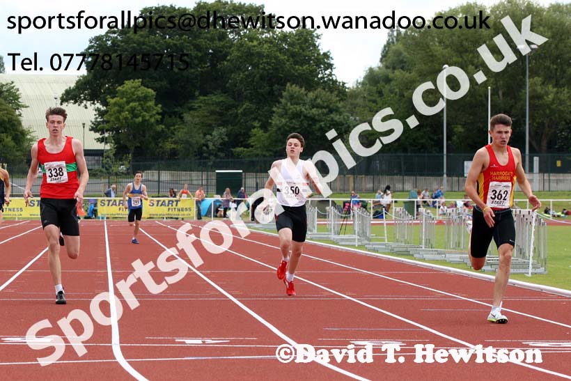 Under-17 mens 400 metres. Photo: David T. Hewitson/Sports for All Pics
